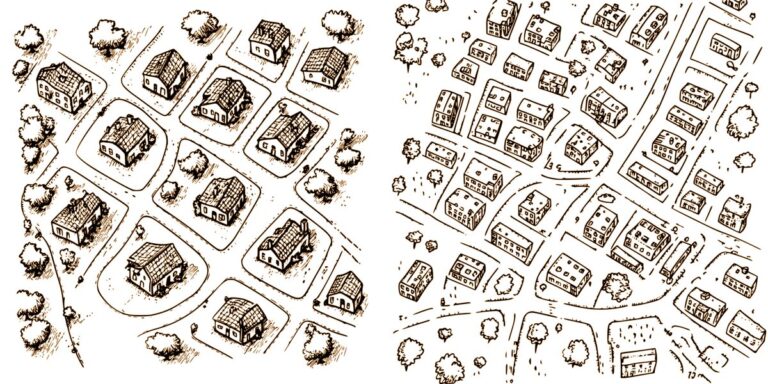 Countryside neighborhood